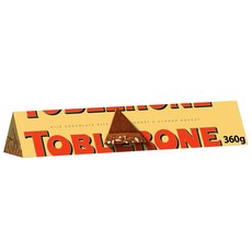 TOBLERONE 三角牛奶巧克力 蜂蜜&杏仁口味, 1個, 360g