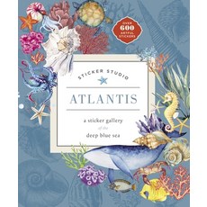 Sticker Studio: Atlantis: A Sticker Gallery of the Deep Blue Sea 精裝版, Castle Point Books, 英文