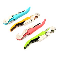 true 柔軟觸感雙鉸鏈開瓶器, 1個, 混色