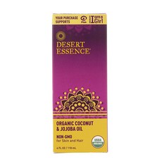 DESERT ESSENCE 椰子荷荷巴油, 1個, 118ml