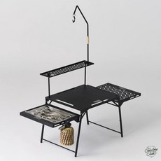 Territory Task 地域仕事 渡鴉 IGT 單位桌 (主桌/邊桌/黑化鐵桌), 黑色