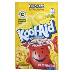 Kool-Aid 檸檬風味沖泡飲, 1個, 6.5克