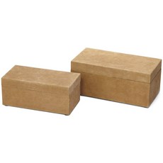 Imax WORLDWIDE HOME Sienna 絨面革盒裝 2 件套, 1個