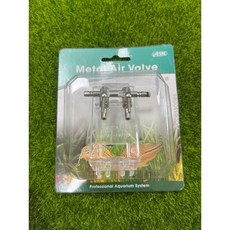 ISTA 伊士達 鐵製出氣分接頭 微調閥 空氣幫浦分岔 二通, 壓克固定架+鐵二通