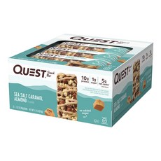 QUEST NUTRITION 堅果蛋白棒, 43g, 12包, 海鹽焦糖杏仁口味