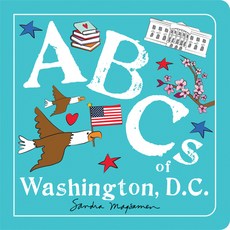 (英文圖書)ABCs of Washington D.C. Board Books, Hometown World, 英文, 硬頁書