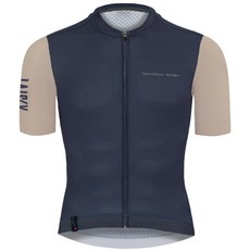 BAISKY百士奇自行車衣男款空力短車衣 對比灰藍