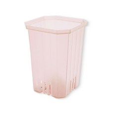 暮光透明盆 透明花盆 盆栽 園藝用品 多肉植物盆栽 排水透氣, 淺粉