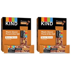 KIND 堅果香料棒, 40g, 24條, 楓釉山核桃海鹽