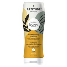 ATTITUDE Super Leaves Curl 保濕護髮素辣木油, 1個, 473ml