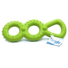GRRiggles 橡膠寵物拉扯玩具, 1個, 綠