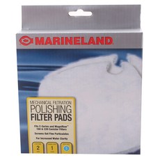 MARINELAND 拋光過濾墊過濾用品, 2入