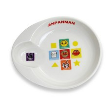 日本金正陶器 麵包超人 離乳專用瓷器餐盤, 餐盤, 1個