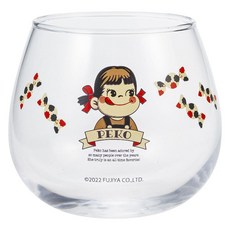 FUJIYA 不二家 Peko 搖搖玻璃杯, 1個, 透明
