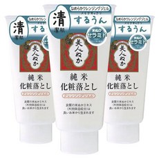 REAL BIJIN NUKA純米卸妝凝膠, 3個, 150g