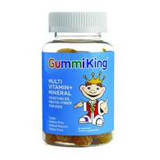 Gummi King 孩童綜合維他命礦物質素食軟糖, 60顆, 1罐