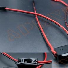 APEX模型 FUTABA JST接口機械開關 車模 船模 航模, FUTABA黑色插頭款