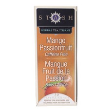 STASH TEA 無咖啡因芒果百香果風味涼茶茶包, 30件, 1.9克