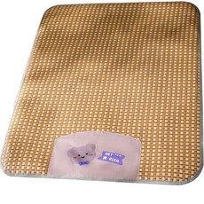 悅享寵物 藤織涼感寵物涼墊 升級加厚款 狗狗貓咪適用 XL(90*60cm), 基礎款