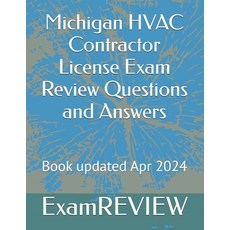 (英文圖書) Michigan HVAC Contractor License Exam Review Questions and Answers 平裝版, Independently Published, 英文