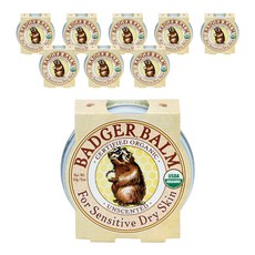 BADGER 無香精獾膏 敏感&乾性皮膚適用, 9個, 56克
