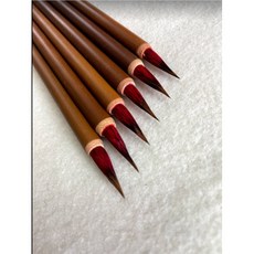 筆四款-小楷筆 勾線筆 國畫勾勒筆 工筆畫筆 水彩描邊筆, 精品紅豆
