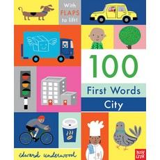 100 First Words: City Board Books, Nosy Crow, 英文, 硬頁書