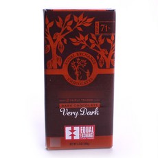 EQUAL EXCHANGE 黑巧克力, 100g, 1包, Very Dark