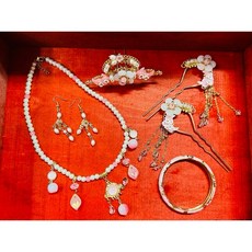 百麗的店 拜媽祖娘娘等女神胭脂水粉飾品組 進獻拜拜用品, 飾品組