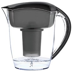 SANTEVIA 鹼性礦化水系統特點, 2.13L, 黑色的