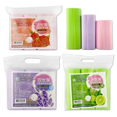 百世潔 花香環保清潔袋, 1個, 15L