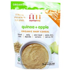 nurturme 維他命礦物麥片, 1入, 藜麥蘋果口味