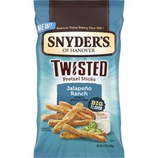 SNYDER'S 史奈德 螺旋椒鹽脆棒 墨西哥辣椒牧場沙拉醬口味, 1包, 340g