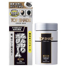 YANAGIYA 柳屋 疏髮遮蓋粉霜, 1個, 略亮的自然黑色