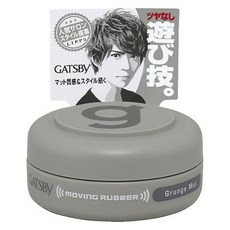 GATSBy Moving Rubber Grunge mat攜帶型髮蠟, 1個, 15g