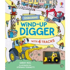 (英文圖書)Wind-Up Digger Board Books, Usborne Books, 英文, 硬頁書