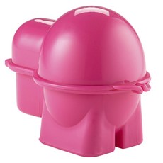 Hutzler 雞蛋保鮮盒 附鹽罐, 粉紅色, 1個