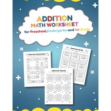 (英文圖書)Addition Math Worksheet for Preschool Kindergarten and 1st grade: Over 20 Fun D... 平裝版, Independently Published, 英文