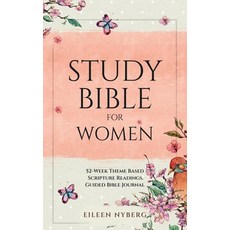 (英文圖書) Study Bible for Women: 52-Week Theme Based Scripture Readings. Guided Bible Journal 精裝版, Adisan Publishing, 英文