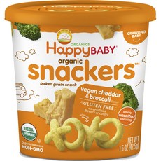 Happy Family Snacker 烤穀物零食 42.5g, 1個, 切達干酪+西蘭花（切達干酪+西蘭花）