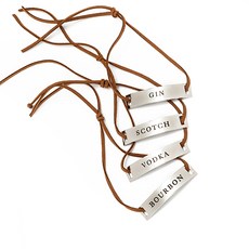 VISKI 醒酒器標籤, 4件, 混色