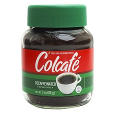 Colcafe 哥倫比亞即溶無咖啡因咖啡粉, 1個, 85克