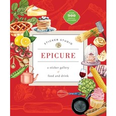 Sticker Studio: Epicure: A Sticker Gallery of Food and Drink 精裝版, Castle Point Books, 英文
