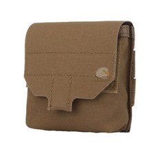 WoSporT BP-121 輕量化小型雜物包 molle掛載 翻蓋魔鬼氈多功能收納袋, 沙色, 1個