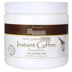SWANSON 即溶哥倫比亞咖啡粉, 100克, 不適用