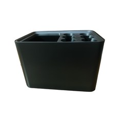 多功能瀝水傘桶 適用折疊傘長柄傘 穩固防滑設計 黑色 26.5x18x18公分, 雨傘收納-黑色(現貨), 1個