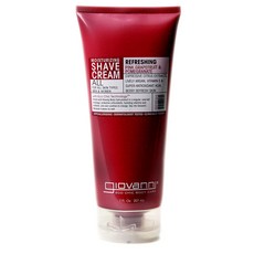 giovanni 保濕剃須膏粉紅葡萄柚和石榴, 1個, 207毫升