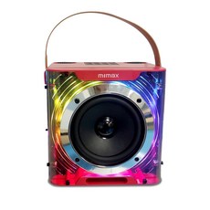 mimax無線行動K歌音箱 藍牙無線連接 炫彩LED燈光 便攜提手設計