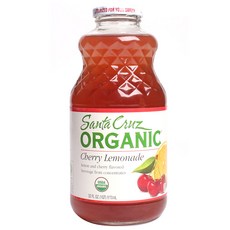 SANTA CRUZ organic 櫻桃&檸檬風味飲, 1個, 946毫升