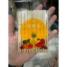 竹製水果叉 約50入 點心叉, 1個